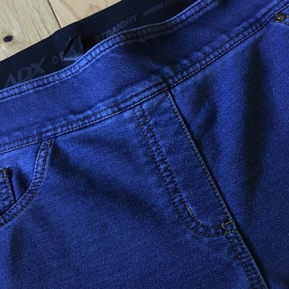 ADX Blue Denim Stretchy Straight Fit Ladies Pull-on Jeans 18-20 - Picture 6 of 14